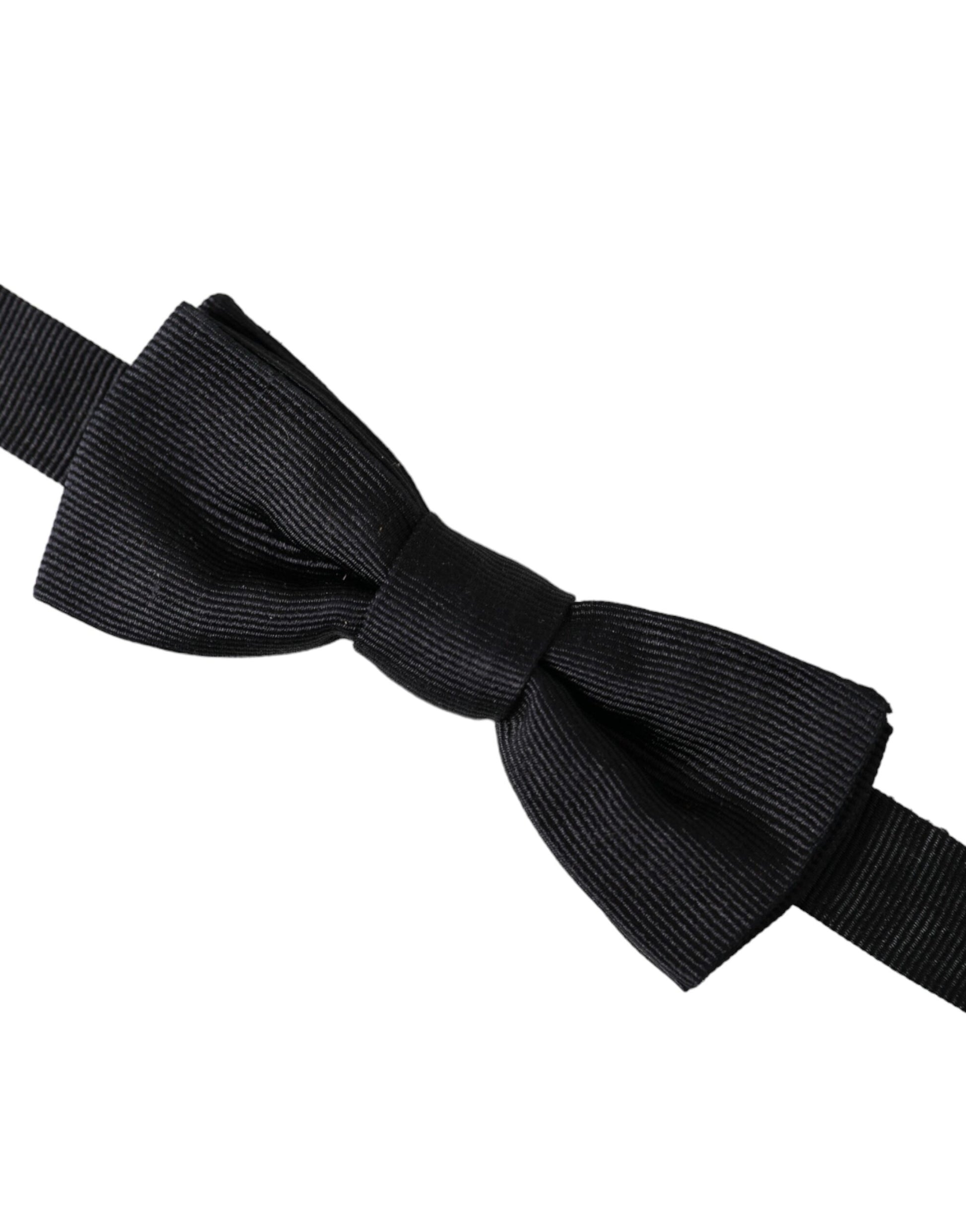 Dolce & Gabbana Black Bowties for Men detail view