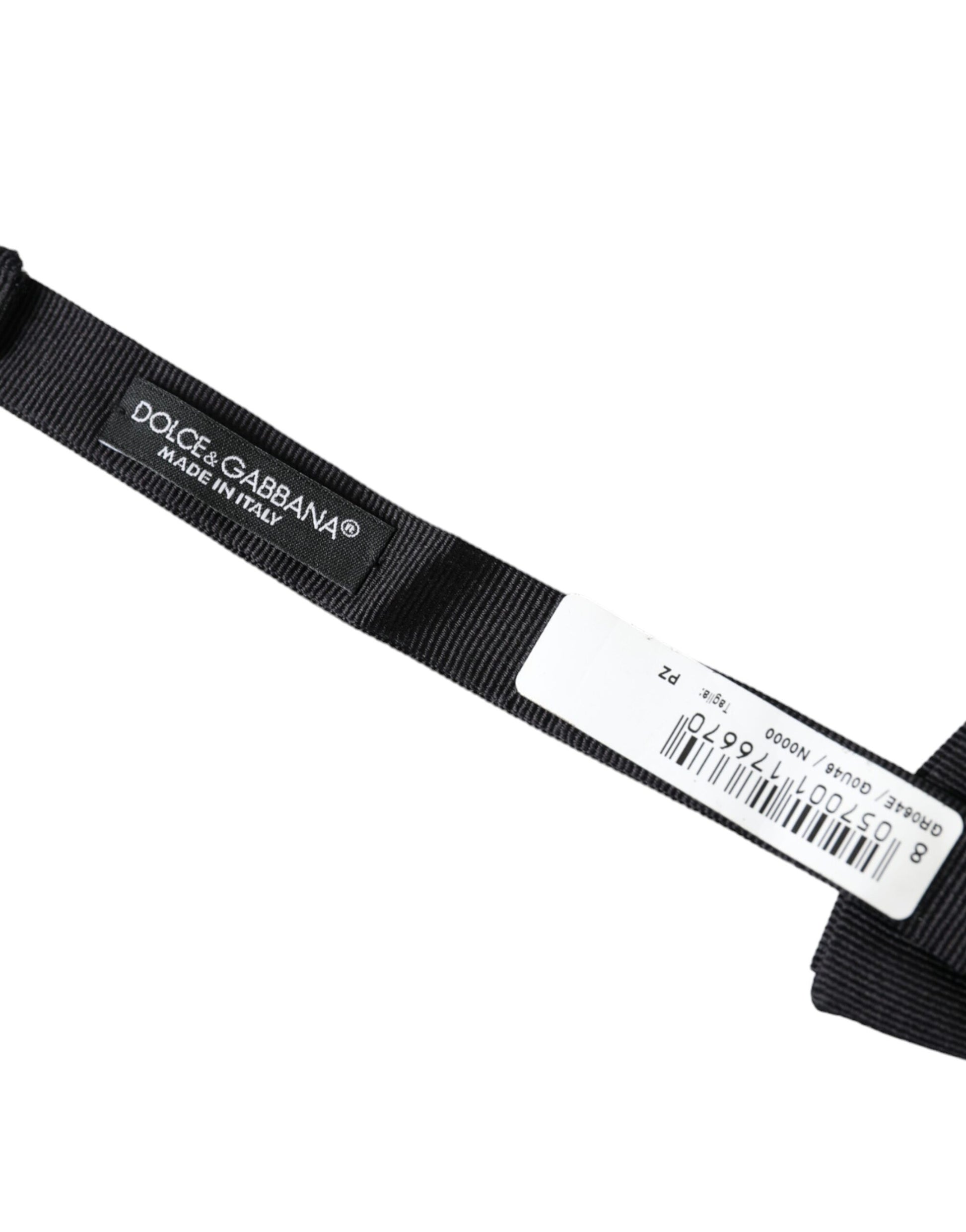 Dolce & Gabbana Black Bowties for Men additional view