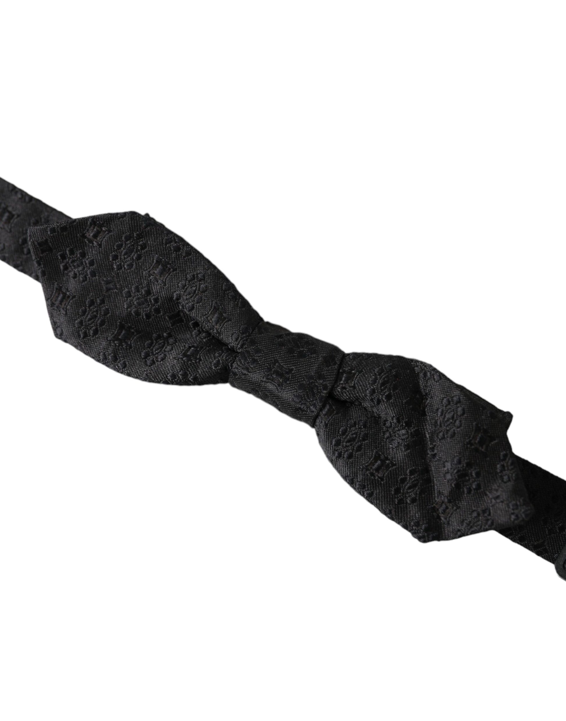 Dolce & Gabbana Black Bowties for Men detail view