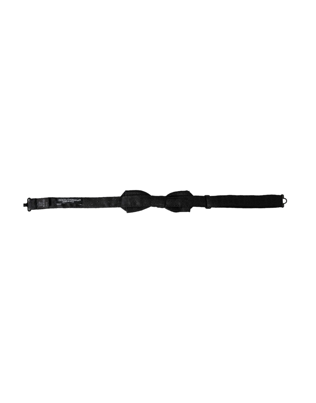 Dolce & Gabbana Black Bowties for Men side view