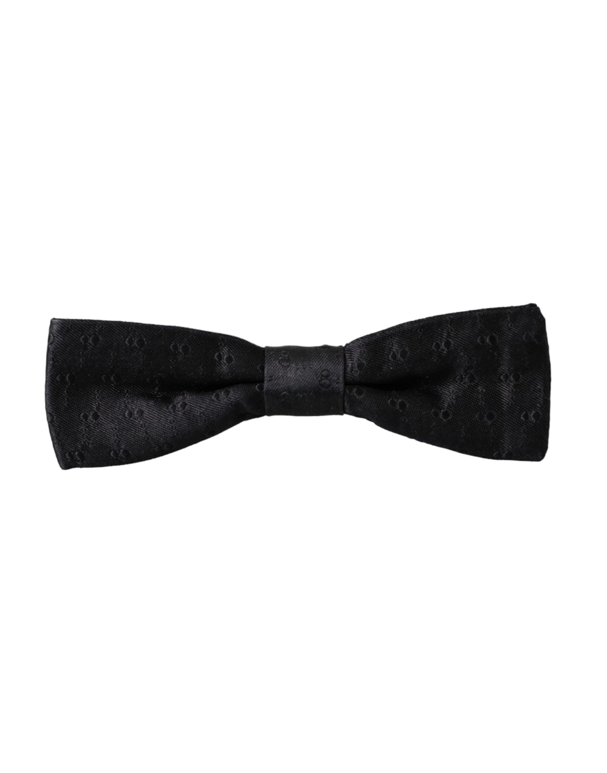 Dolce & Gabbana Black Bowties for Men side view