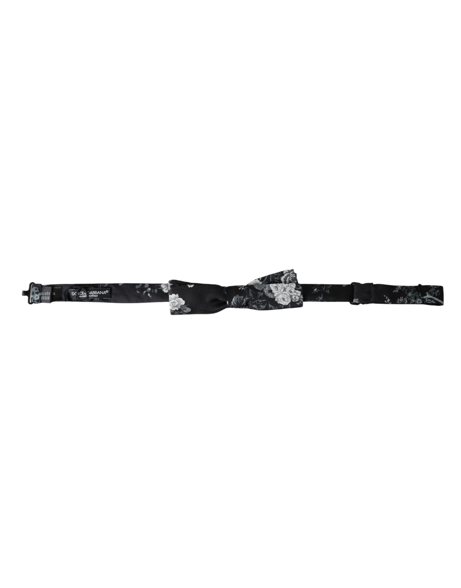 Dolce & Gabbana Black Bowties for Men side view