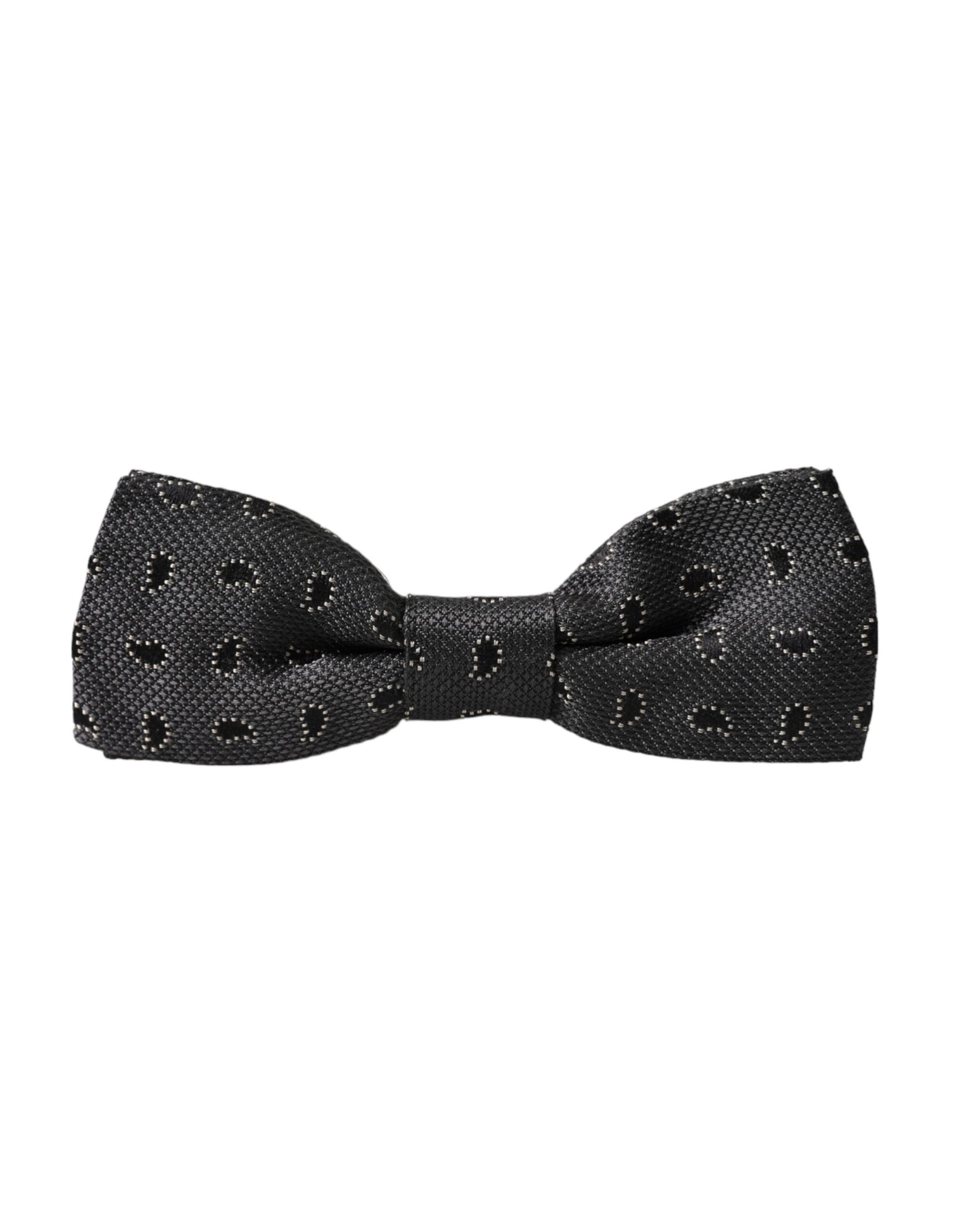 Dolce & Gabbana Black Bowties for Men side view