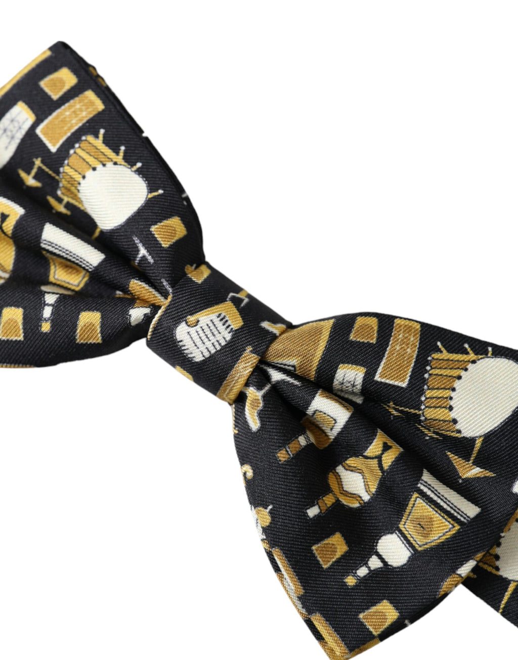 Dolce & Gabbana Black Bowties for Men detail view