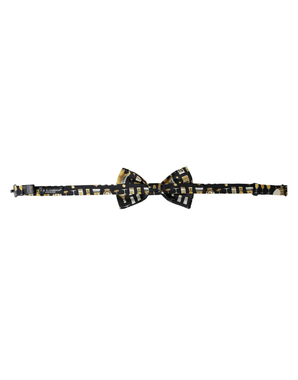 Dolce & Gabbana Black Bowties for Men side view