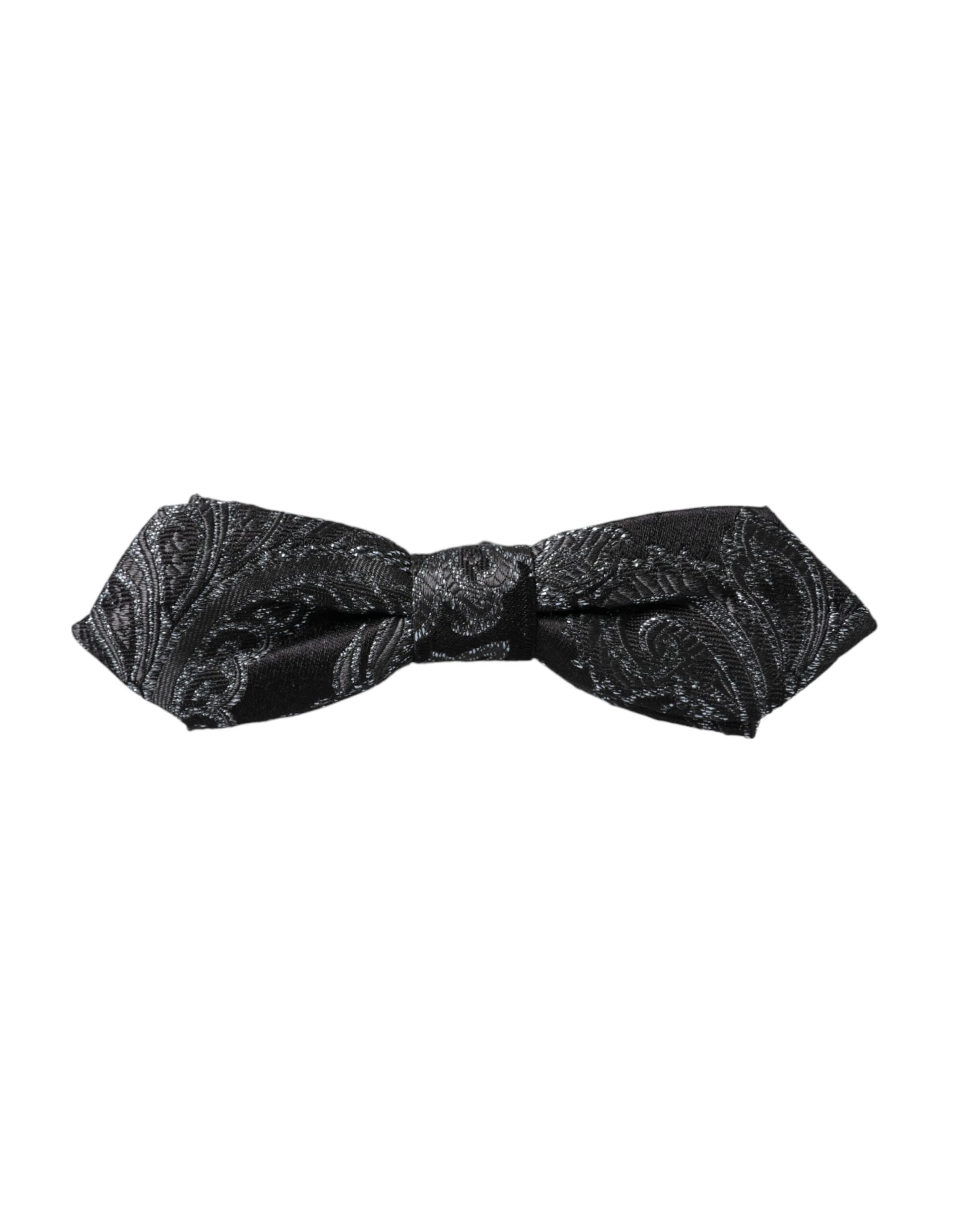Dolce & Gabbana Black Bowties for Men side view