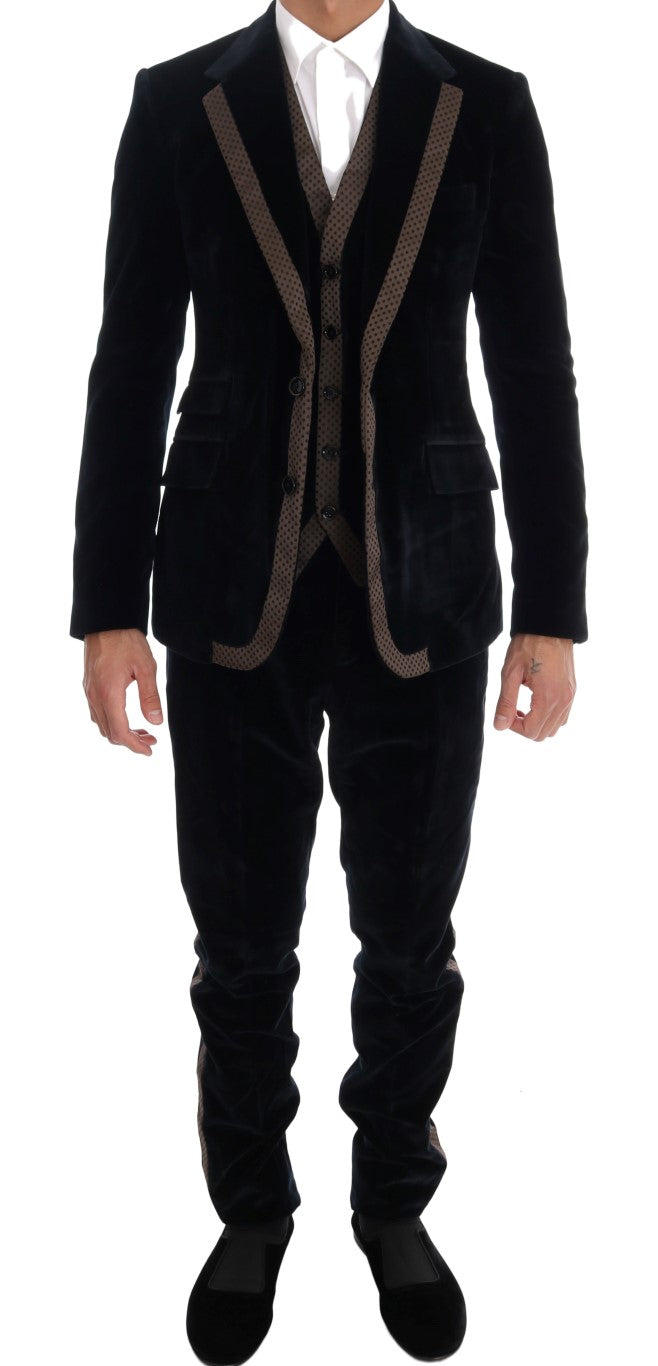 Dolce & Gabbana Blue Three Piece Suits for Men additional view