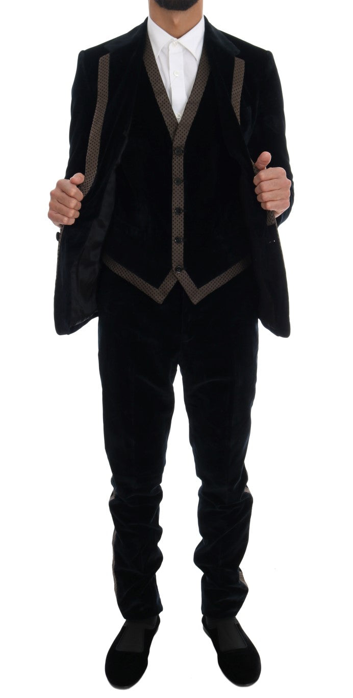 Dolce & Gabbana Blue Three Piece Suits for Men additional view