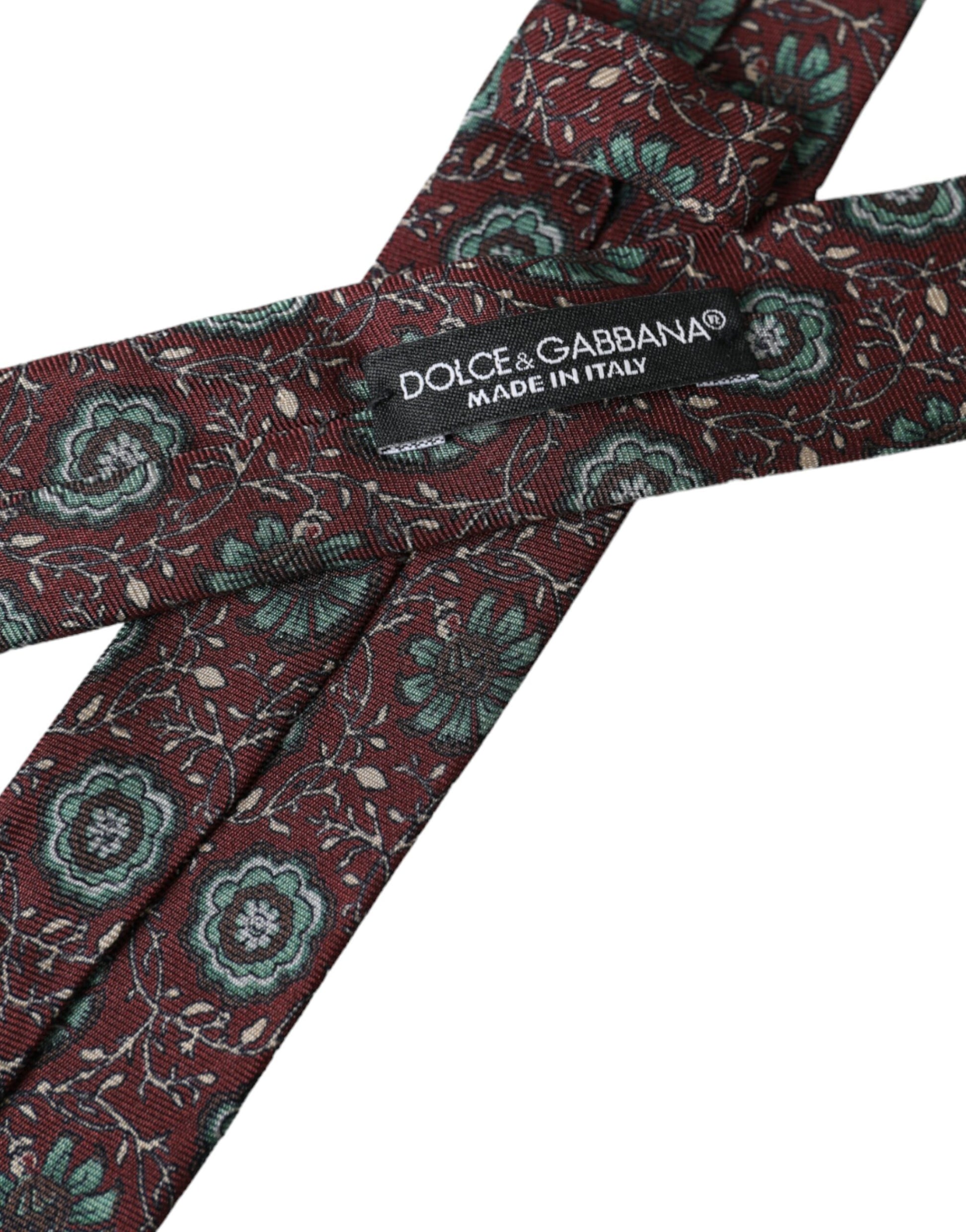 Dolce & Gabbana Red Ties for Men side view