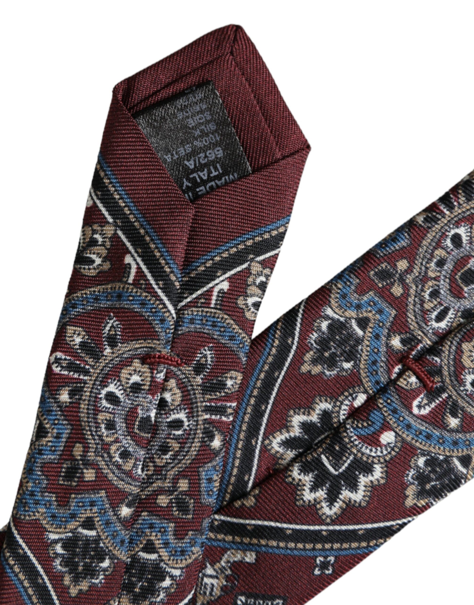 Dolce & Gabbana Red Ties for Men side view