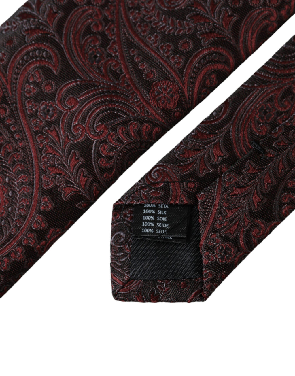 Dolce & Gabbana Red Ties for Men side view