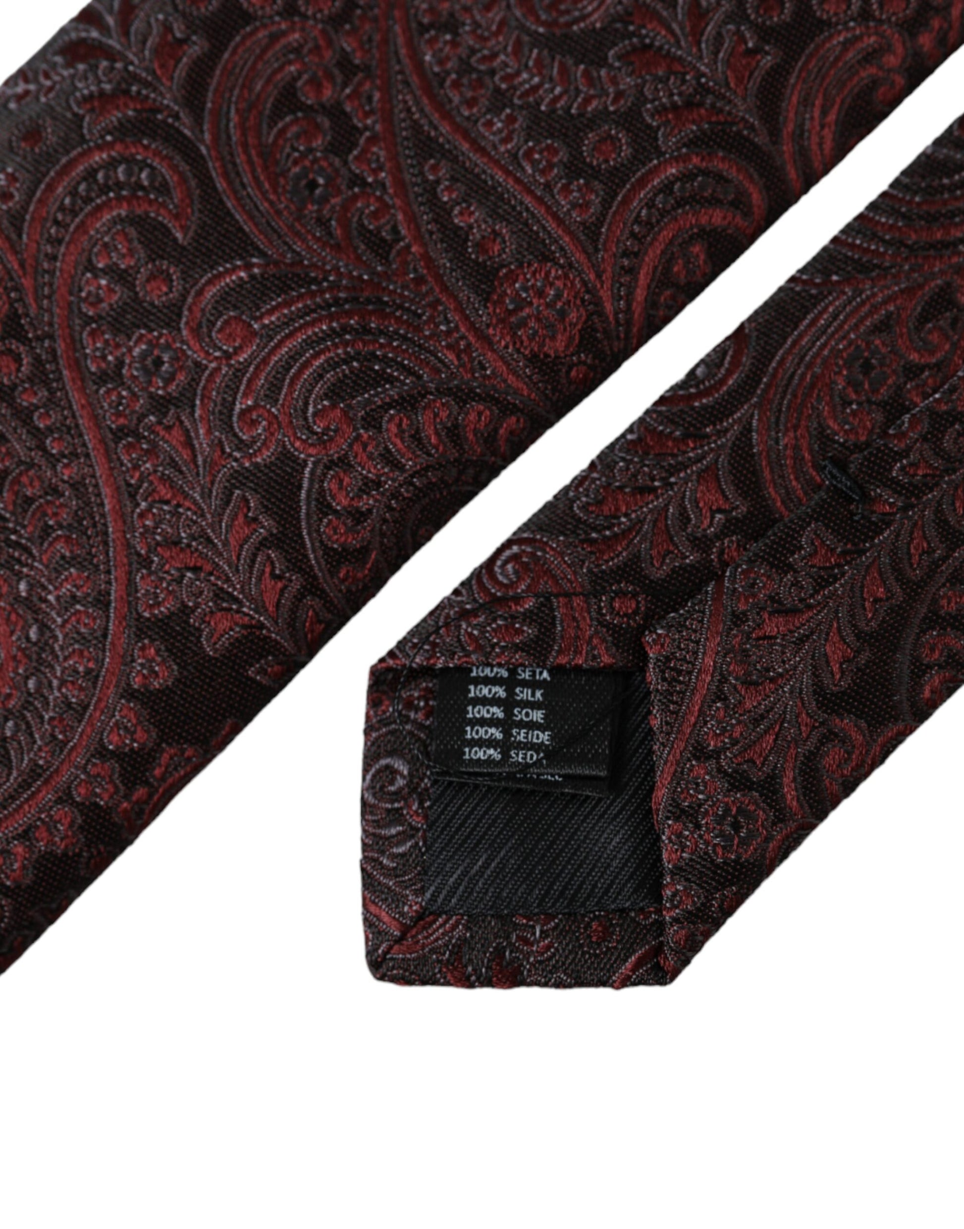 Dolce & Gabbana Red Ties for Men side view