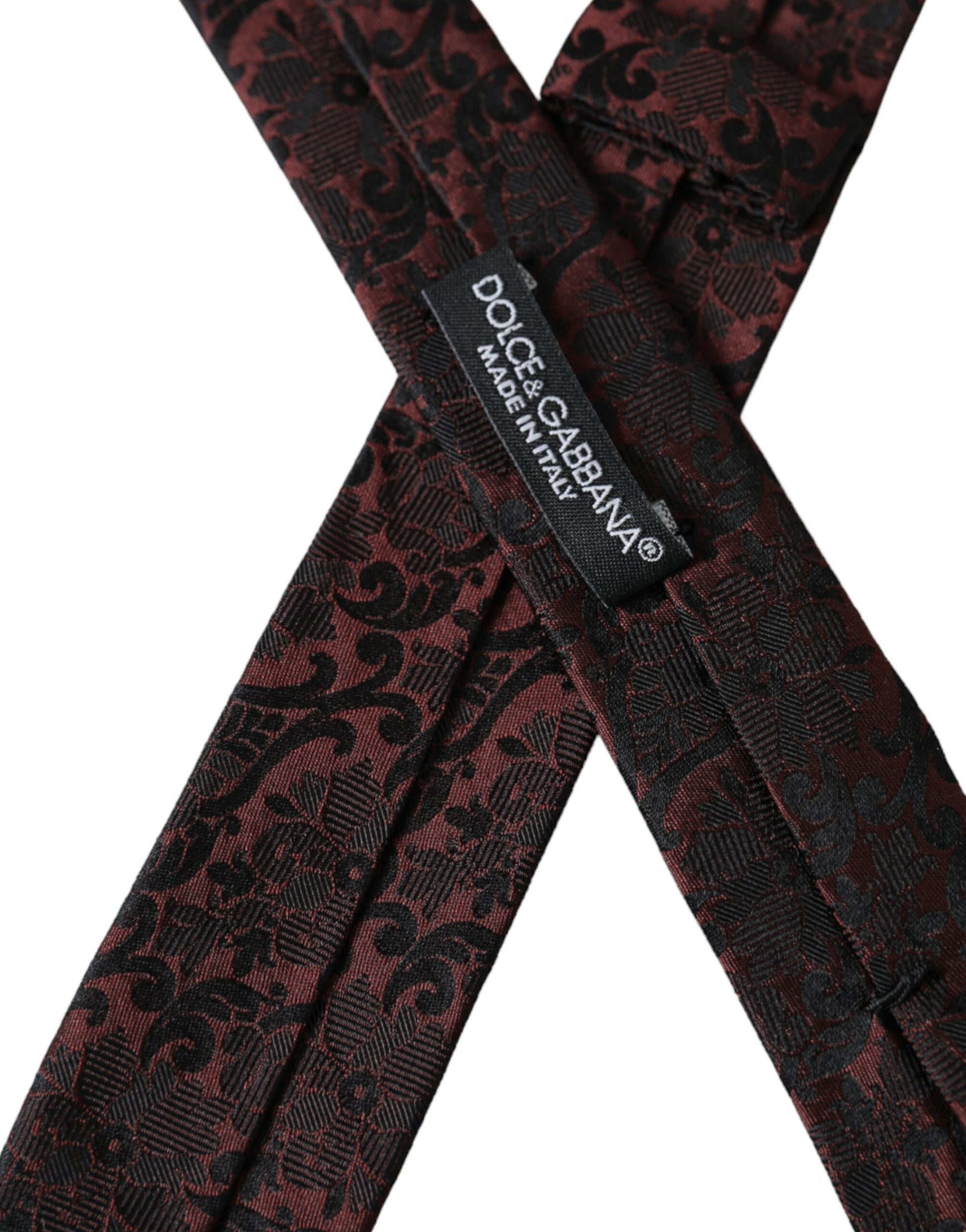 Dolce & Gabbana Red Ties for Men side view