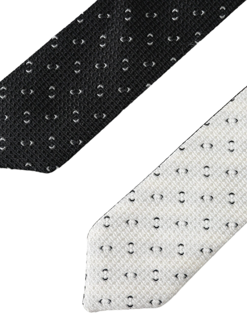 Dolce & Gabbana Black Ties for Men detail view