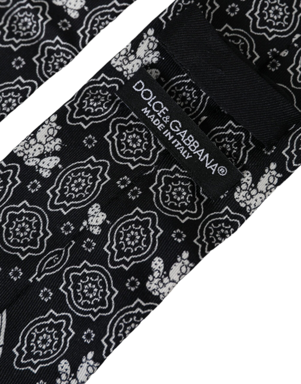 Dolce & Gabbana Black Ties for Men side view