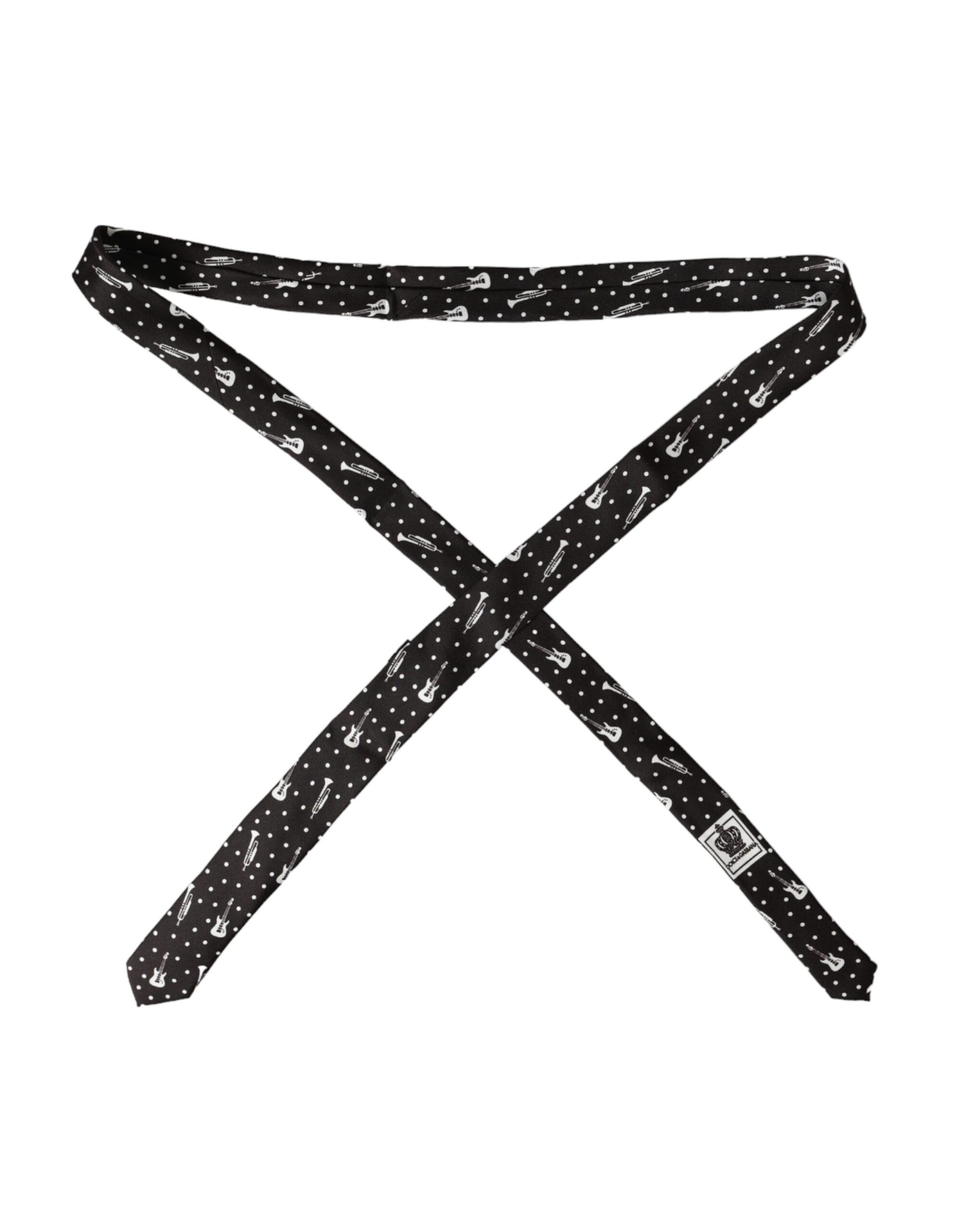 Dolce & Gabbana Black Ties for Men alternate view