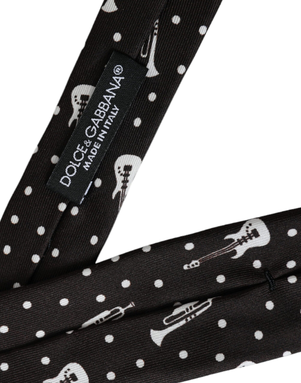 Dolce & Gabbana Black Ties for Men detail view