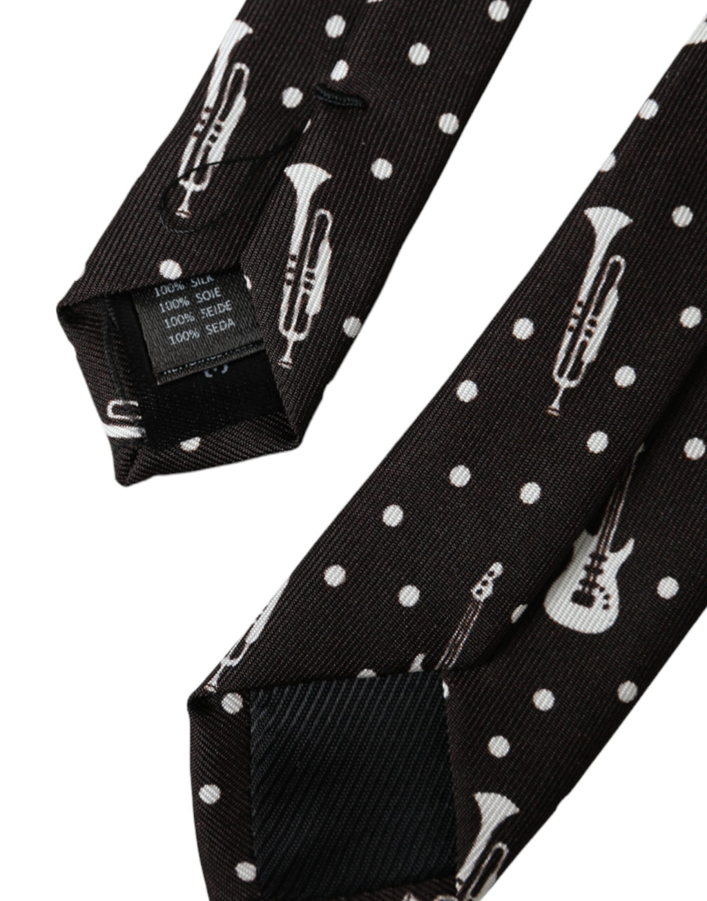 Dolce & Gabbana Black Ties for Men side view