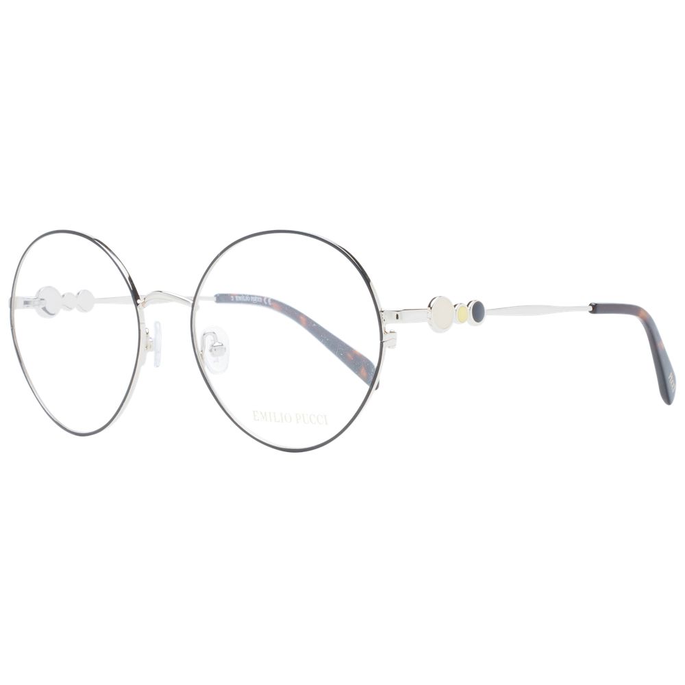 Lunettes (monture) en métal noir Emilio Pucci