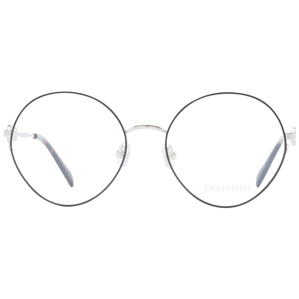 Lunettes (monture) en métal noir Emilio Pucci