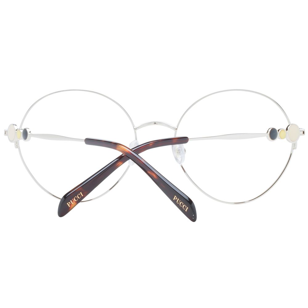 Lunettes (monture) en métal noir Emilio Pucci