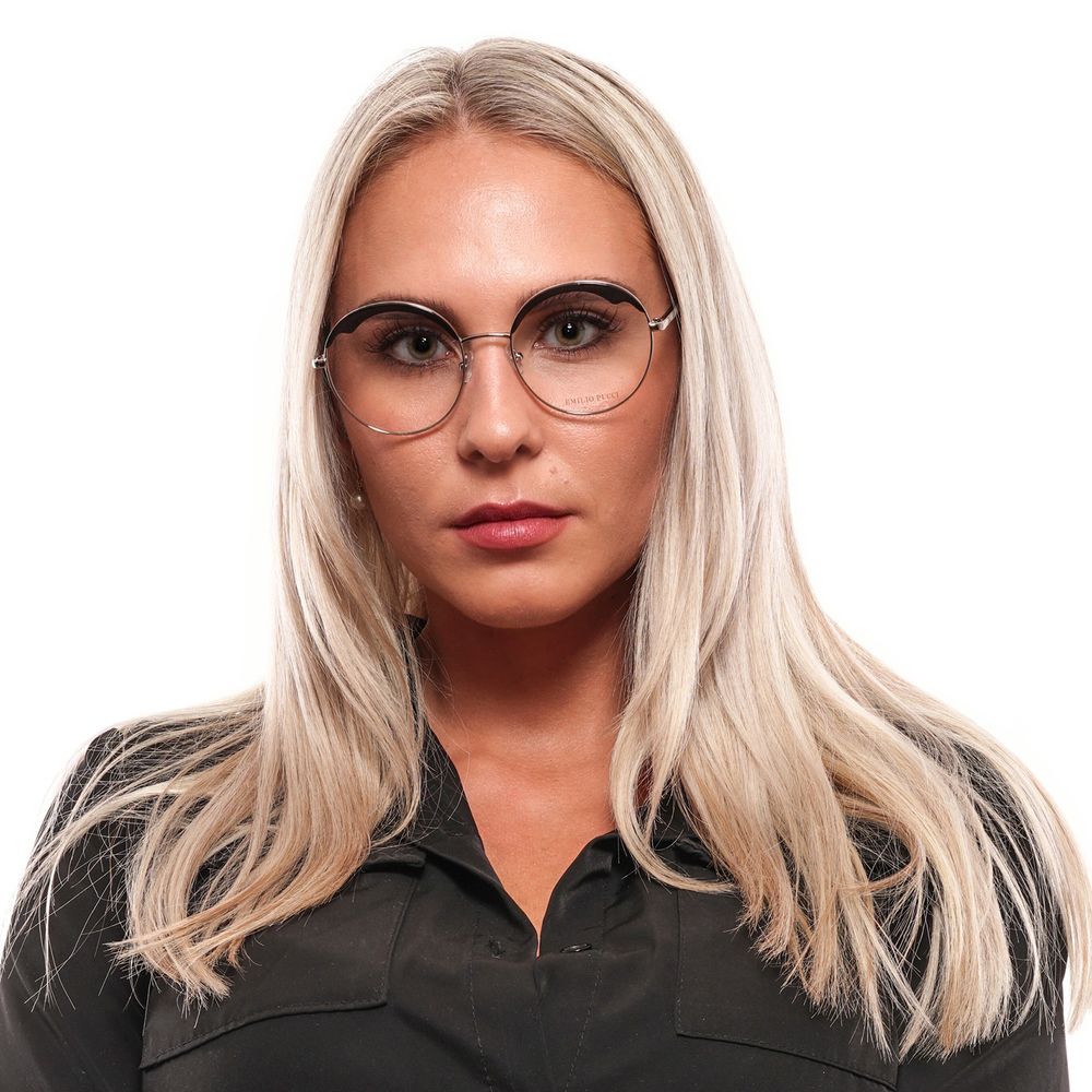 Emilio Pucci Black Glasses Frames for Women side view