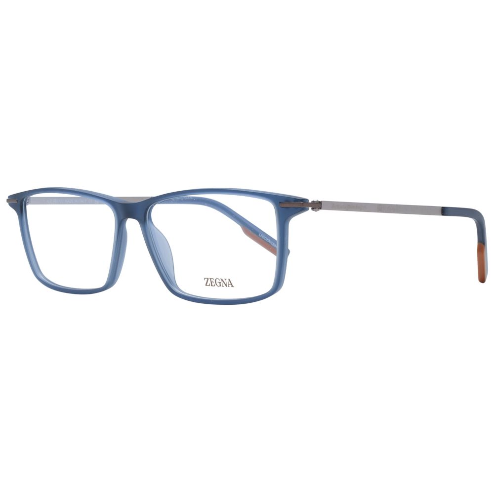 Ermenegildo Zegna Blue Glasses Frames for Men