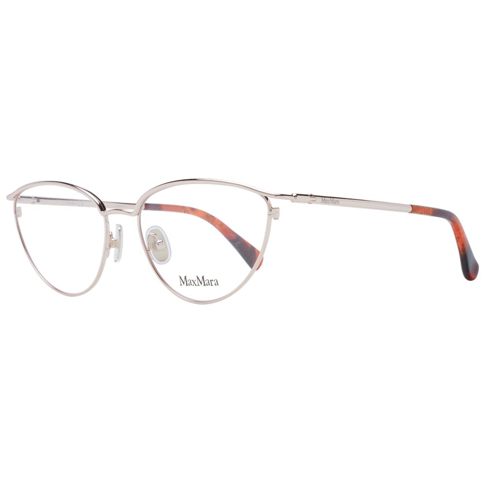 Max Mara Gold Glasses Frames for Women