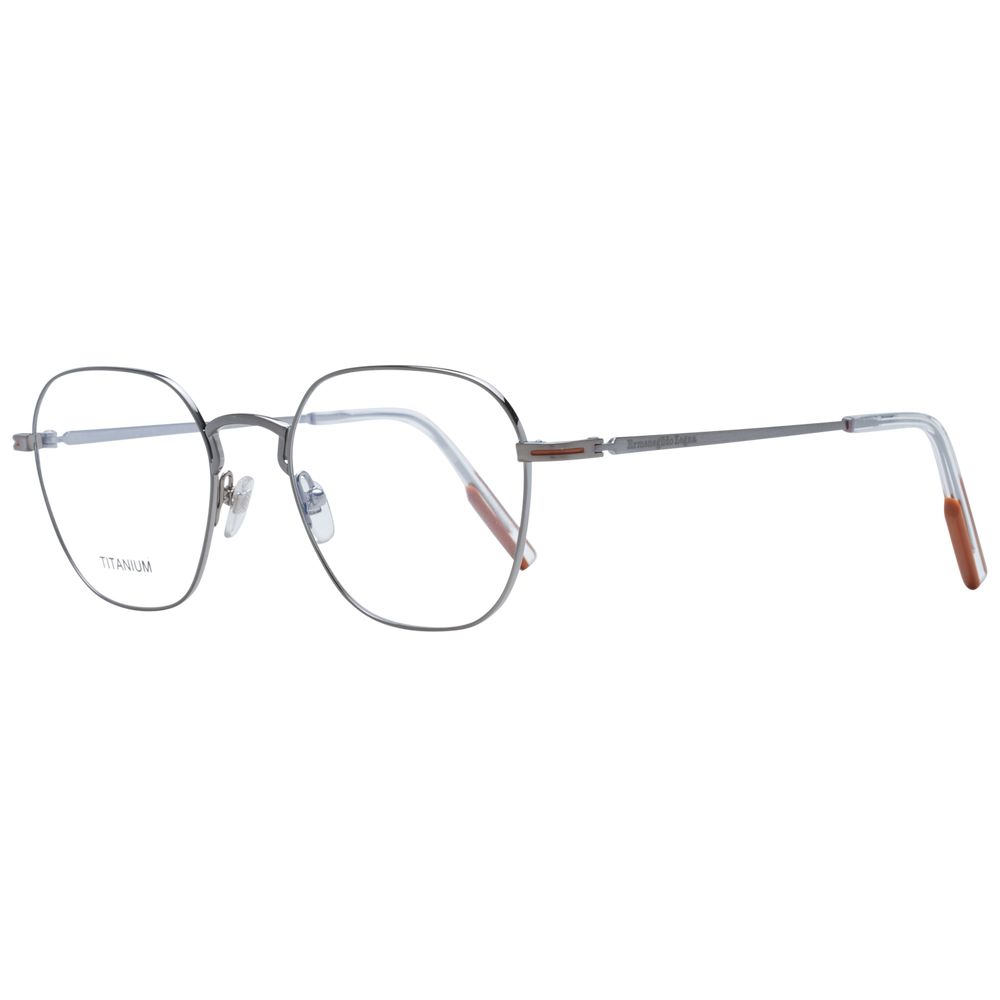 Ermenegildo Zegna Grey Glasses Frames for Men