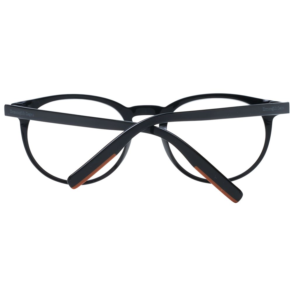 Ermenegildo Zegna Black Glasses Frames for Men detail view