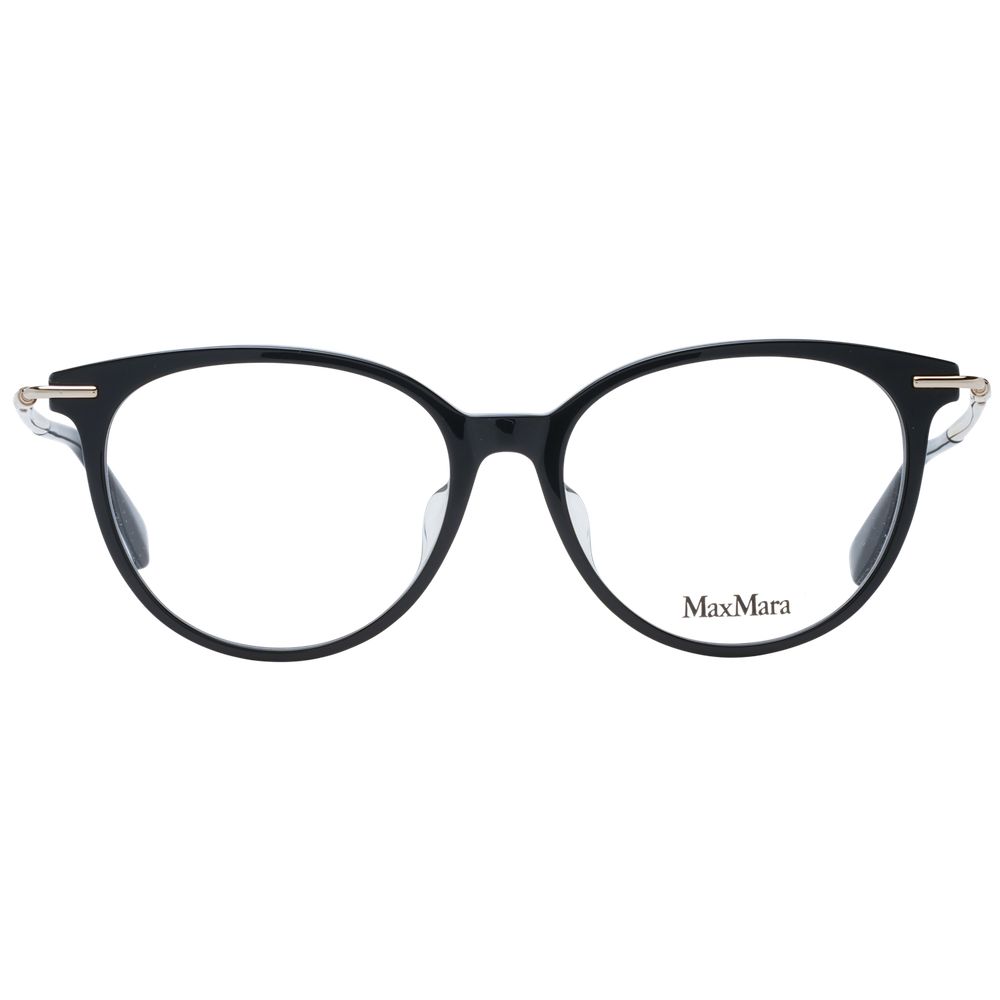 Lunettes (montures) en plastique noir Max Mara