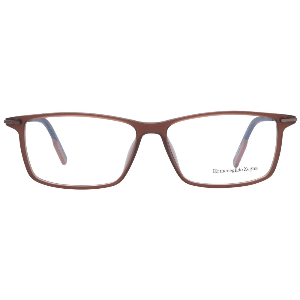 Ermenegildo Zegna Brown Glasses Frames for Men alternate view