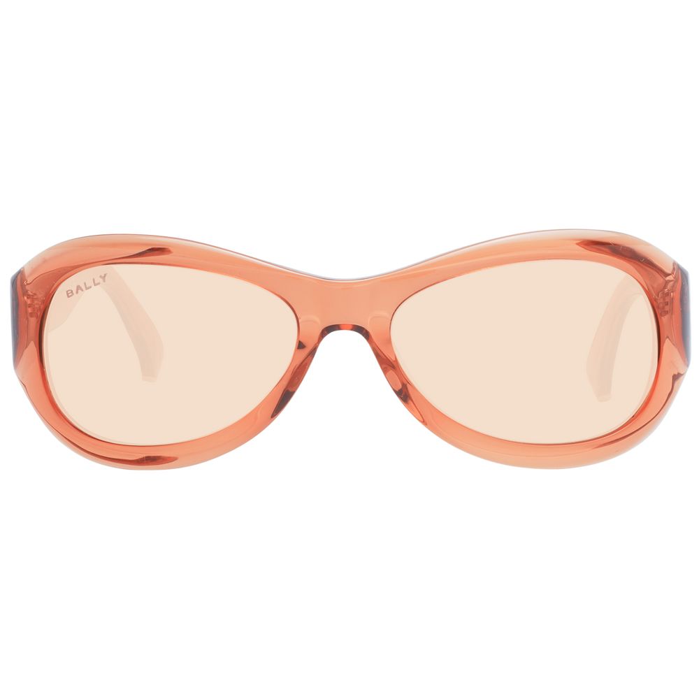 Bally Lunettes de soleil en plastique marron
