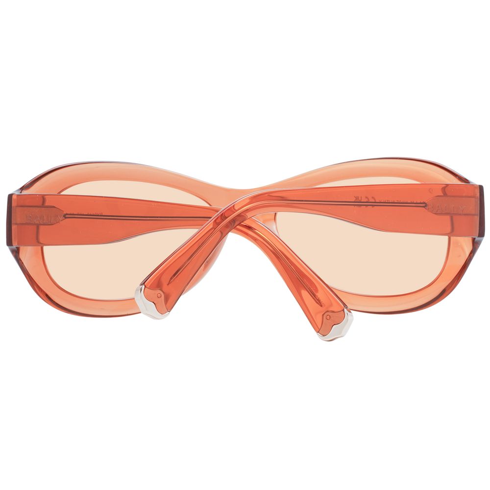 Bally Lunettes de soleil en plastique marron