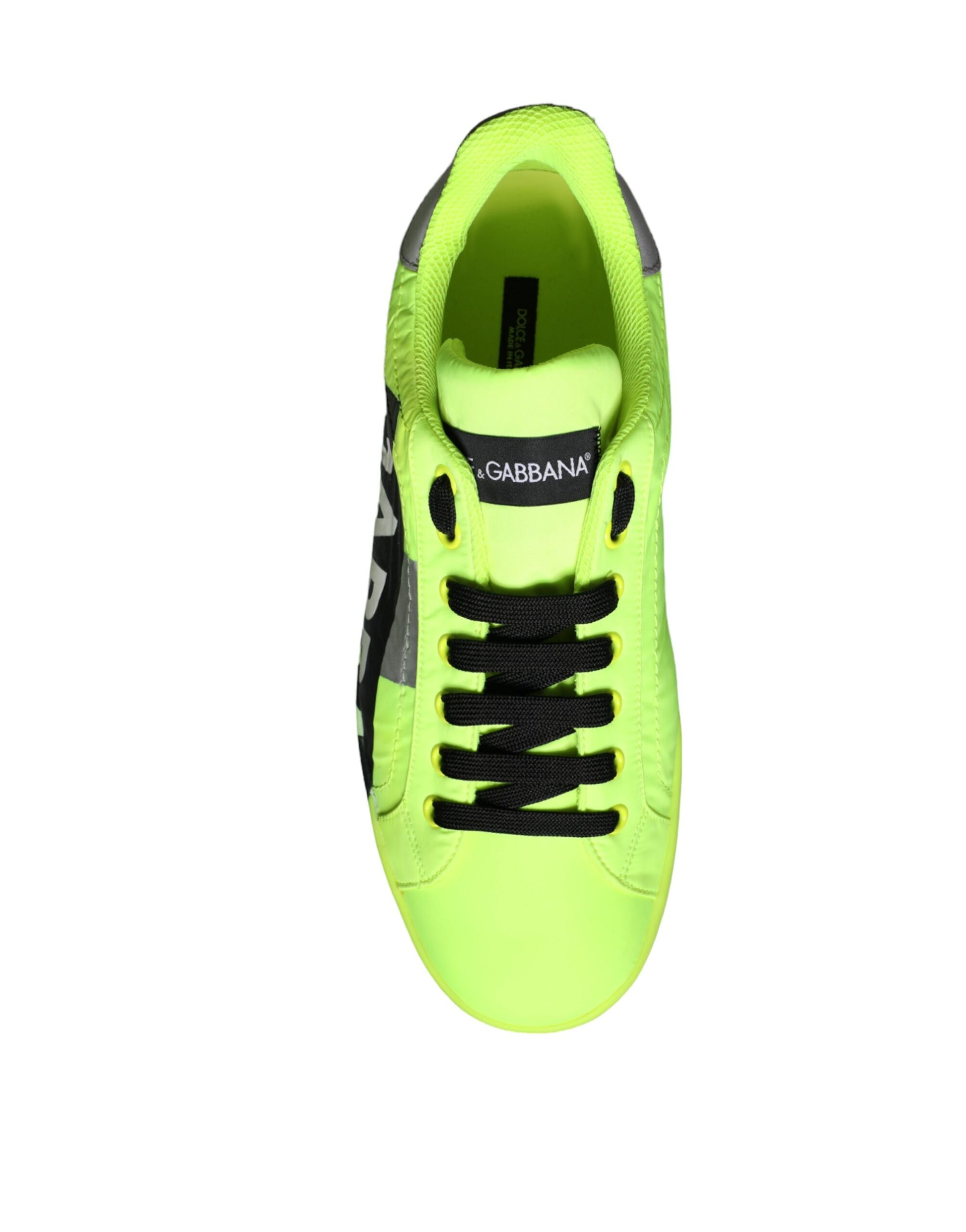 Dolce & Gabbana Green Low Top Sneakers for Men side view