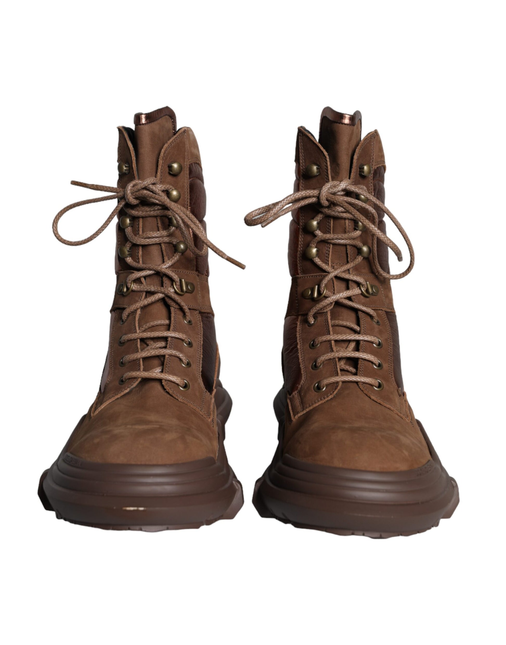 Dolce & Gabbana Brown Lace Up Boots for Men alternate view