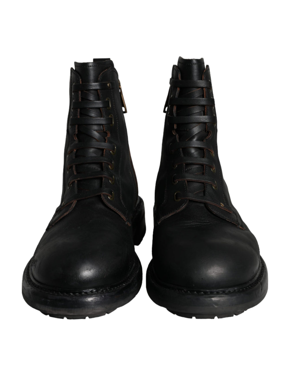 Dolce & Gabbana Black Lace Up Boots for Men alternate view