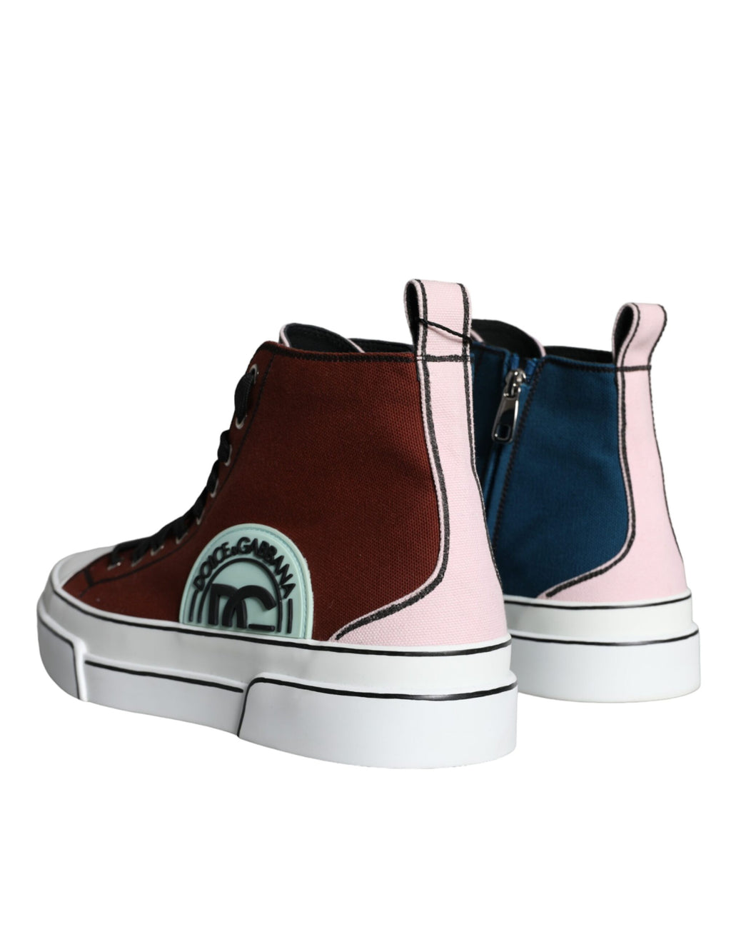 Dolce & Gabbana Multicolor High Tops for Men side view