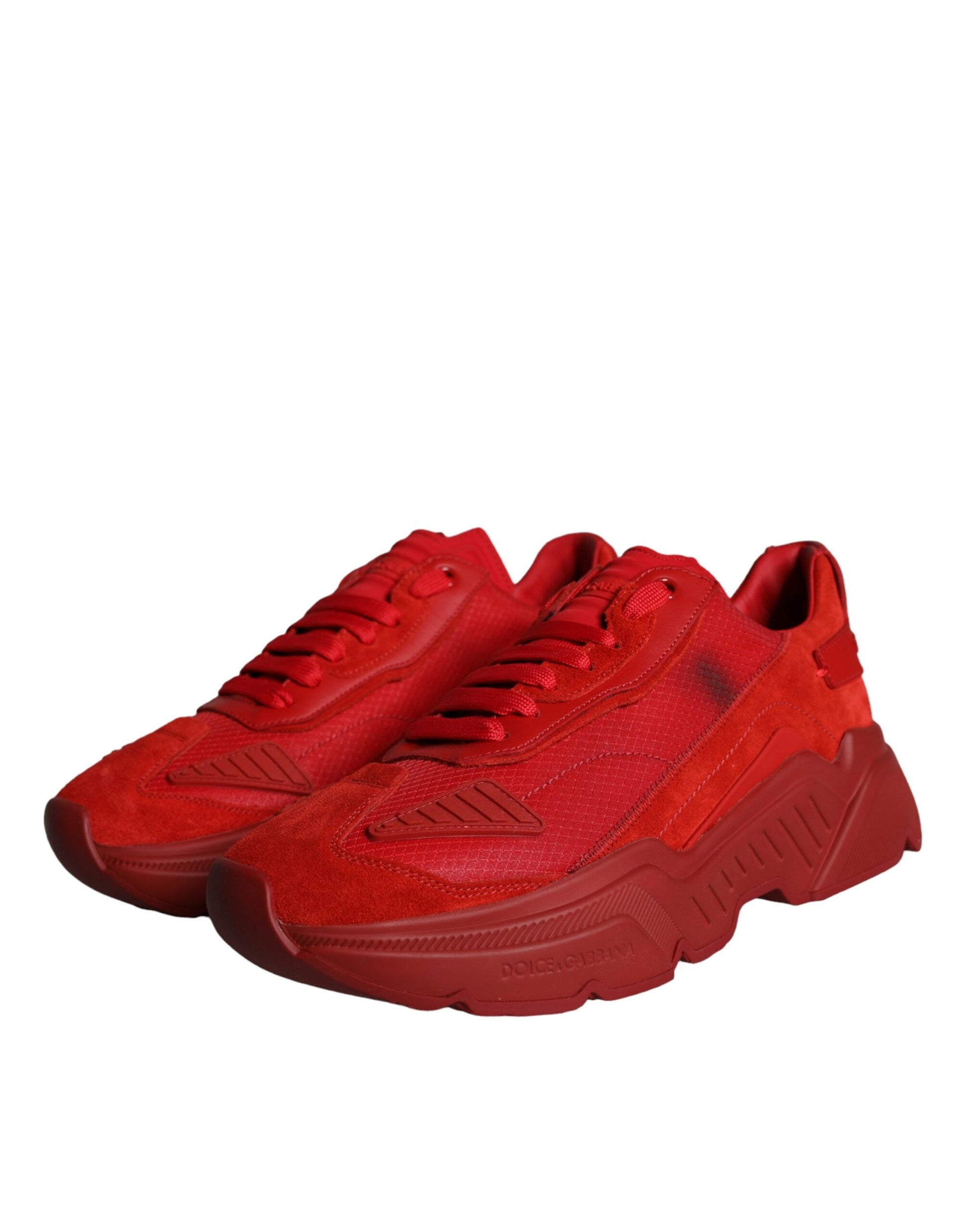 Dolce & Gabbana Red Chunky Sneakers for Men detail view