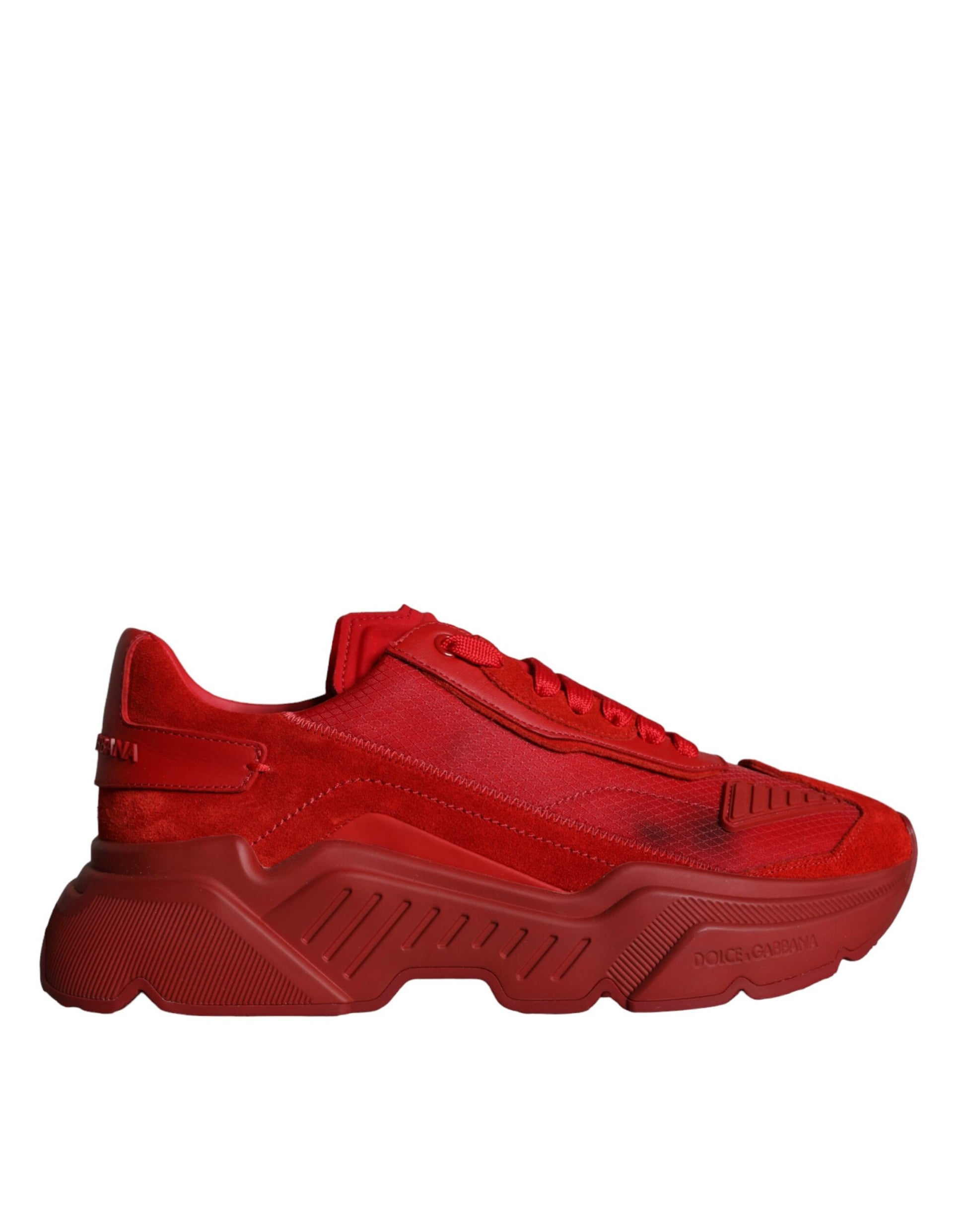 Dolce & Gabbana Red Chunky Sneakers for Men