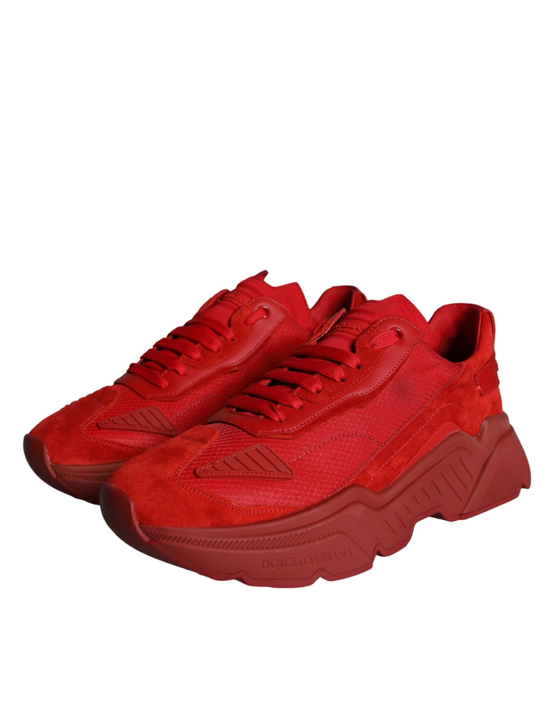 Dolce & Gabbana Red Low Top Sneakers for Men detail view