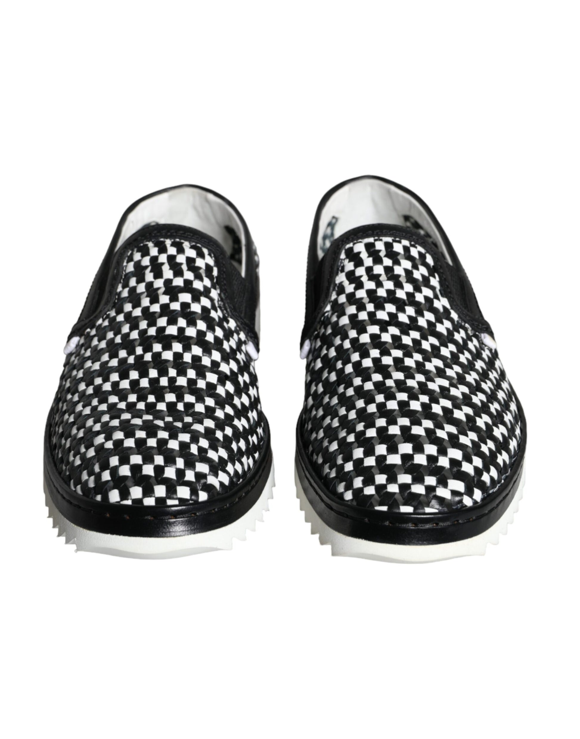 Dolce & Gabbana Black Slip On Loafers for Men alternate view