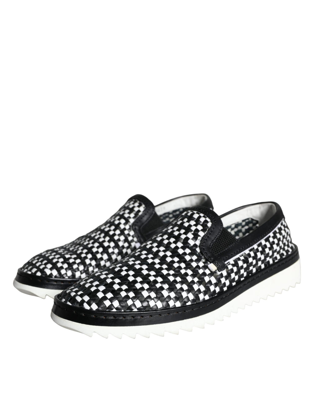 Dolce & Gabbana Black Slip On Loafers for Men detail view