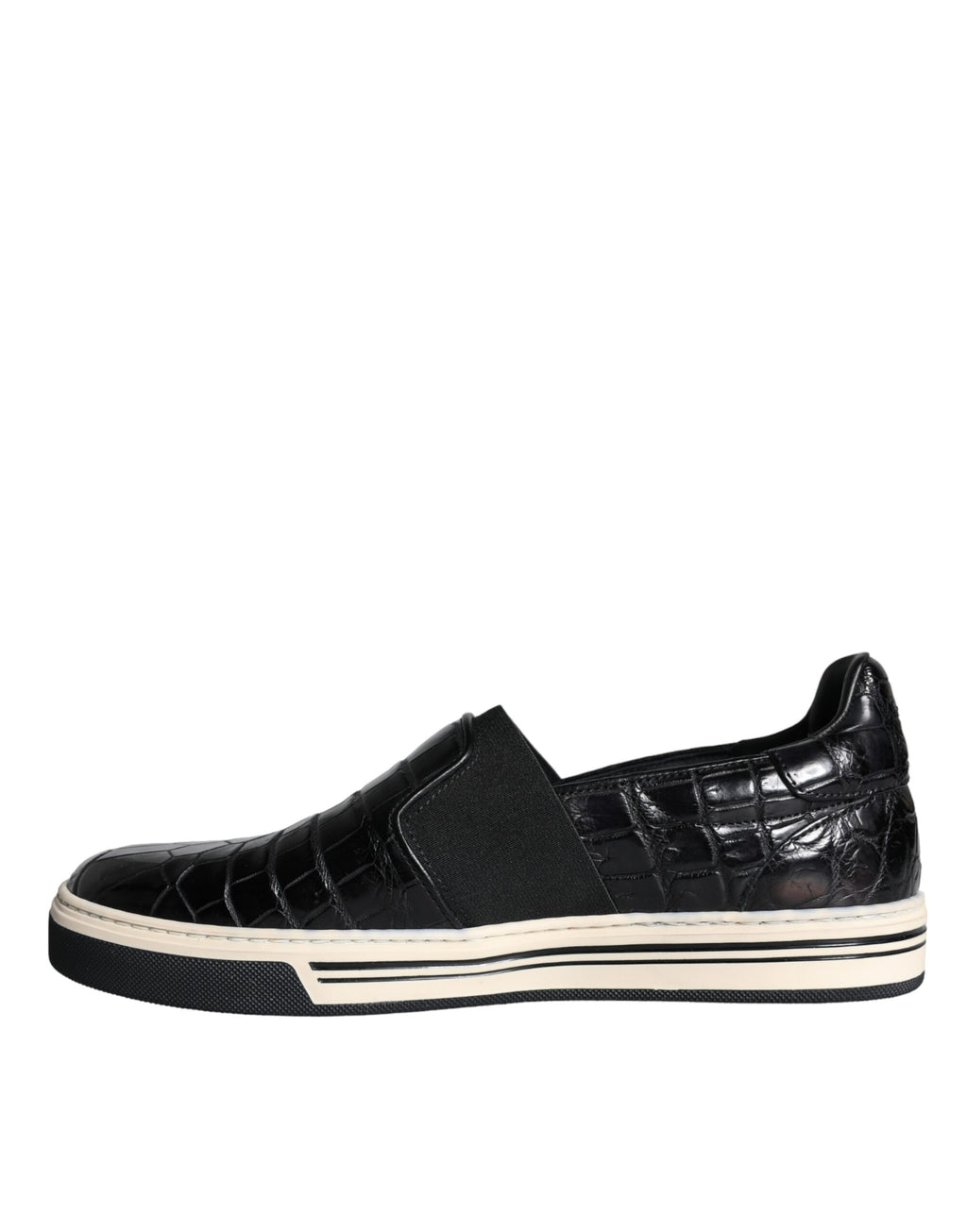 Dolce & Gabbana Black Slip On Loafers for Men additional view