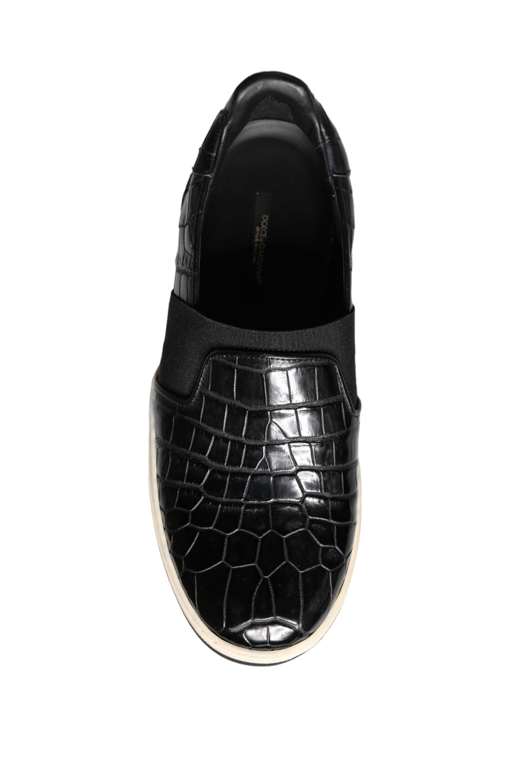 Dolce & Gabbana Black Slip On Loafers for Men additional view