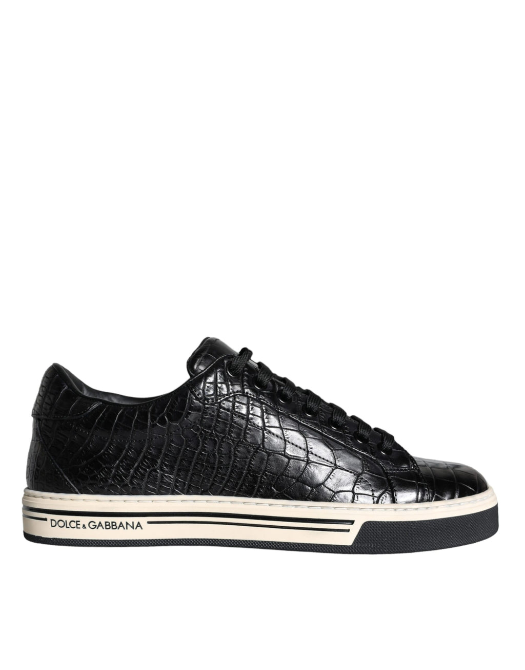 Dolce & Gabbana Black Low Top Sneakers for Men