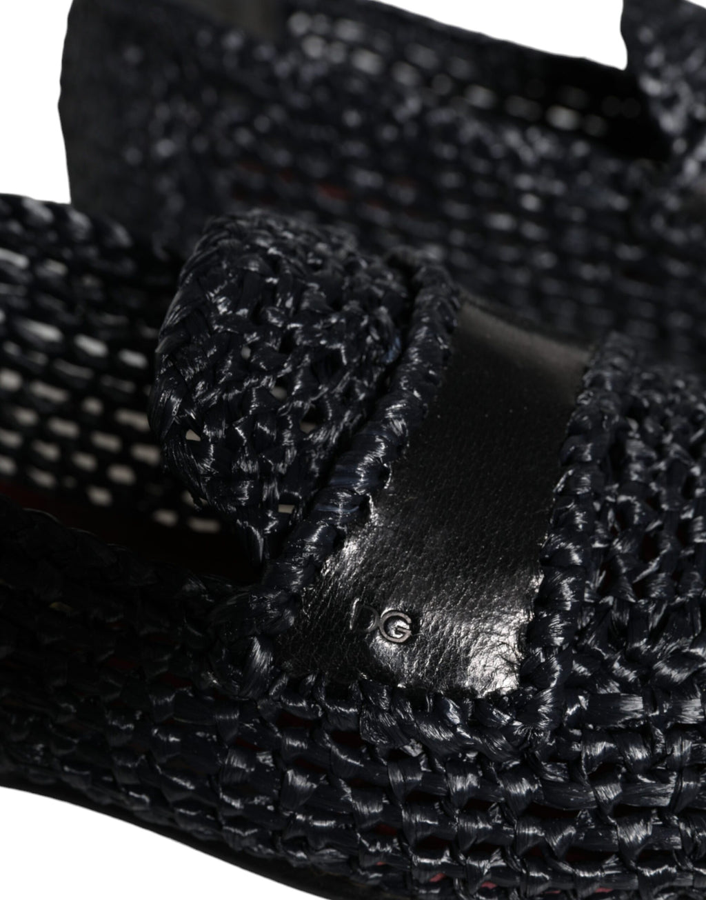 Dolce & Gabbana Black Slip On Loafers for Men side view
