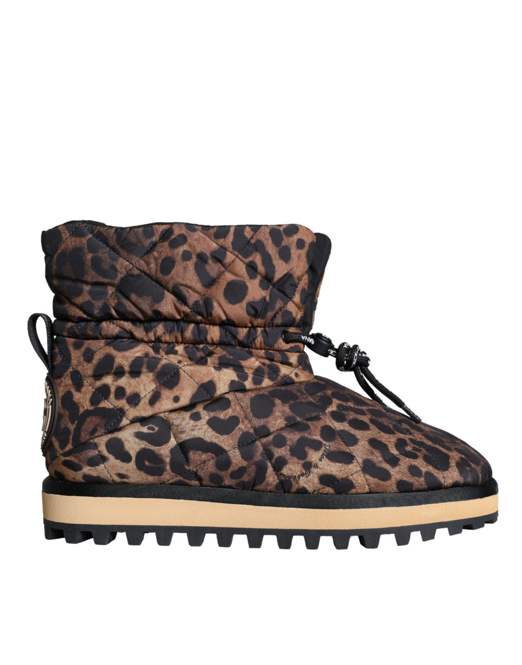 Bottes cheville léopard marron Dolce & Gabbana Chaussures rembourrées