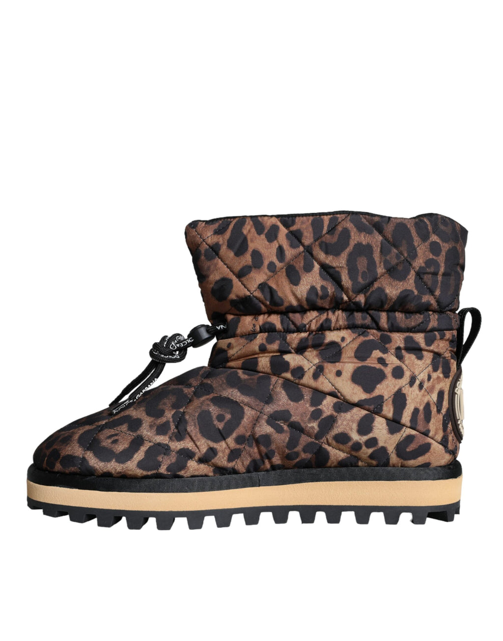 Bottes cheville léopard marron Dolce & Gabbana Chaussures rembourrées