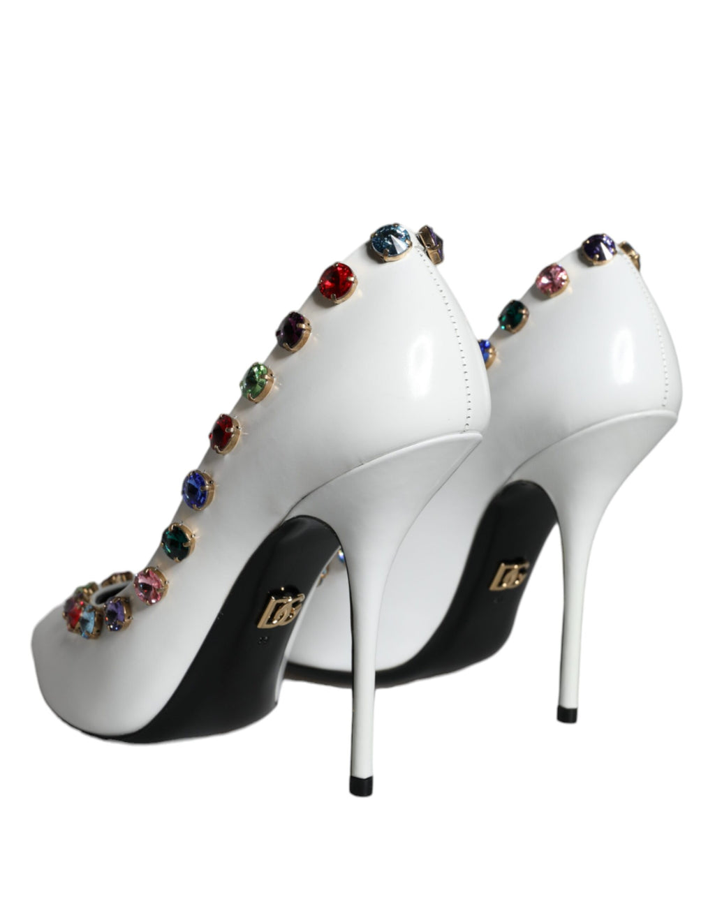 Dolce & Gabbana White High Heel for Women side view